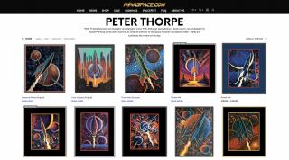 Rocket Paintings framed originals and prints via Novaspace
